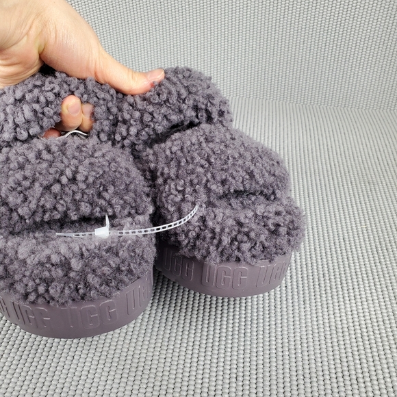 UGG Oh yeah Fulffita gray slippers - Picture 7 of 13